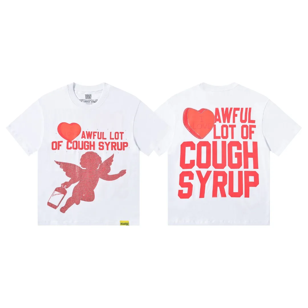2241# Black/ （ ） THAT'S A AWFUL LOT OF COUGH SYRUP In Stock T （fabric):32 Sizes（size）：S-M L X L （colour）： Black） 👉